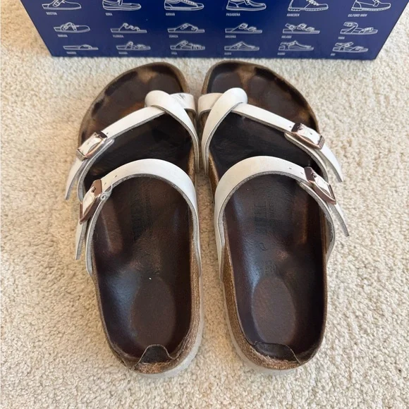 Birkenstock White Mayari Sandals - Picture 2 of 7